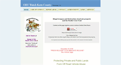 Desktop Screenshot of orvwatchkerncounty.com